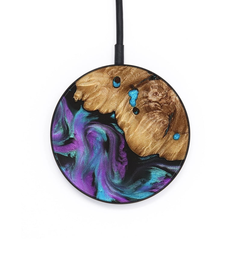 Circle Wood Wireless Charger - Ransom (Purple, 823205)