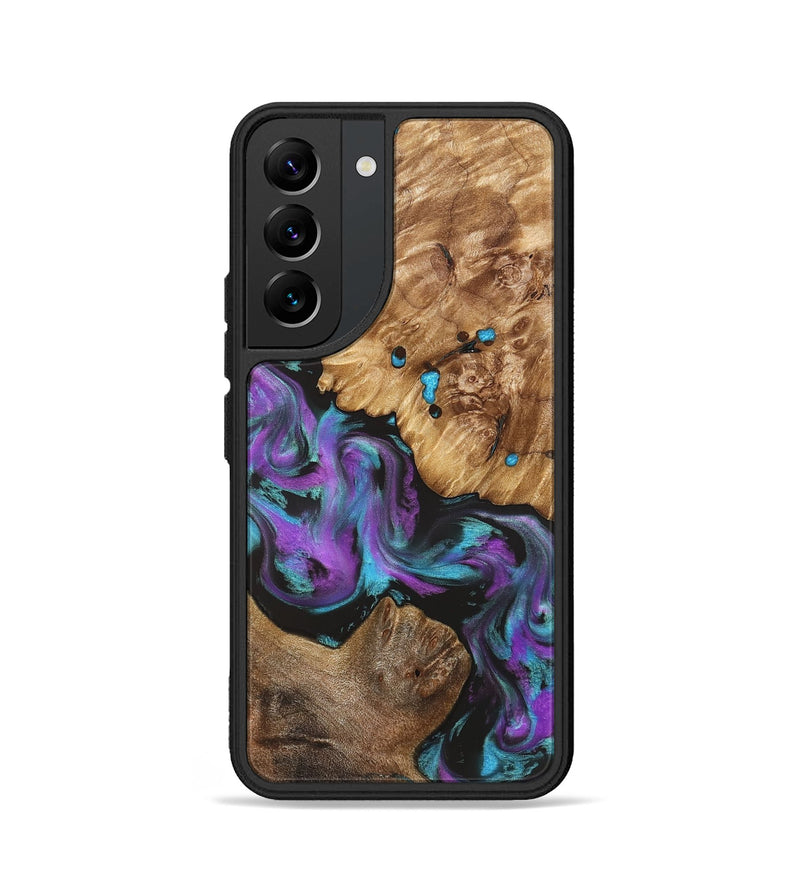 Galaxy S22 Wood Phone Case - Ransom (Purple, 823205)