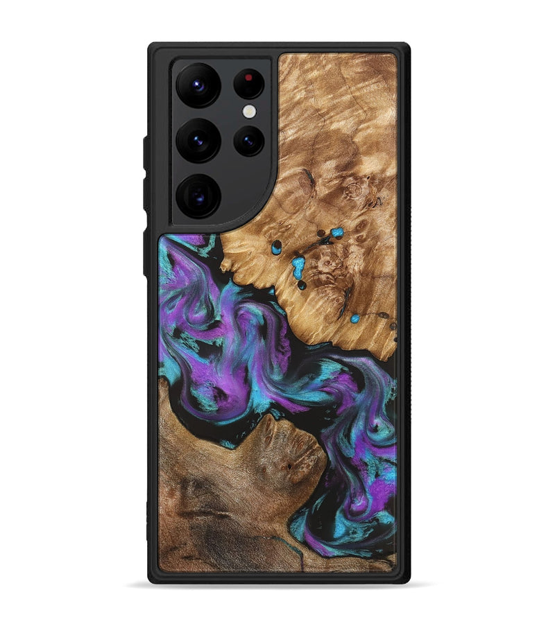 Galaxy S22 Ultra Wood Phone Case - Ransom (Purple, 823205)