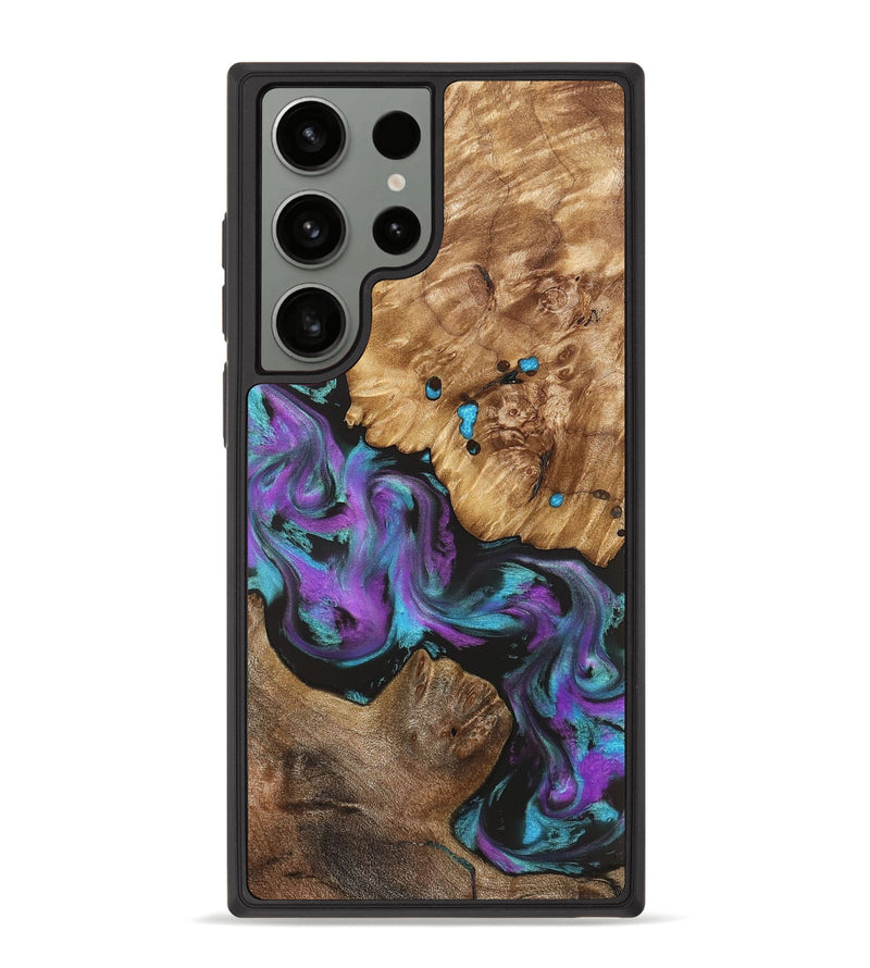 Galaxy S23 Ultra Wood Phone Case - Ransom (Purple, 823205)