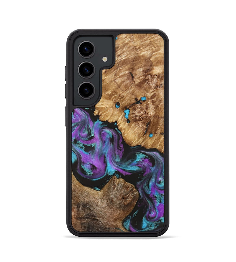 Galaxy S24 Wood Phone Case - Ransom (Purple, 823205)