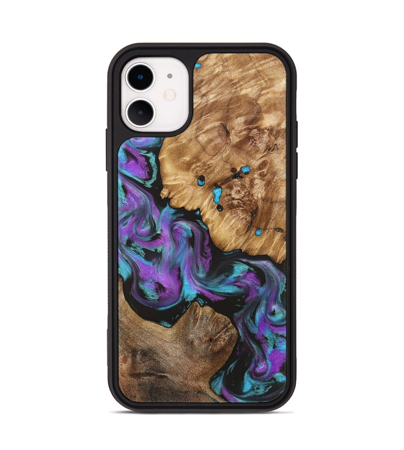 iPhone 11 Wood Phone Case - Ransom (Purple, 823205)