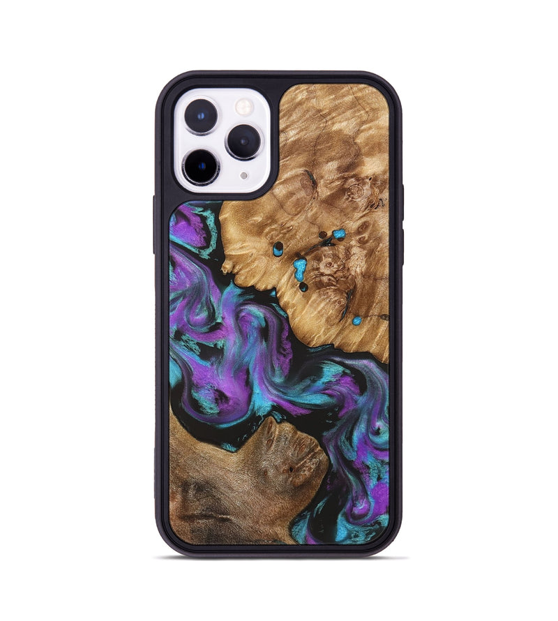 iPhone 11 Pro Wood Phone Case - Ransom (Purple, 823205)