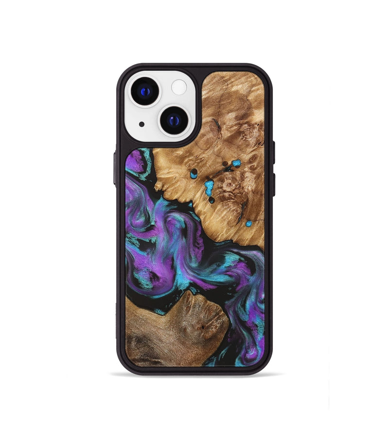 iPhone 13 mini Wood Phone Case - Ransom (Purple, 823205)
