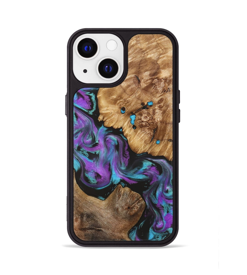 iPhone 13 Wood Phone Case - Ransom (Purple, 823205)