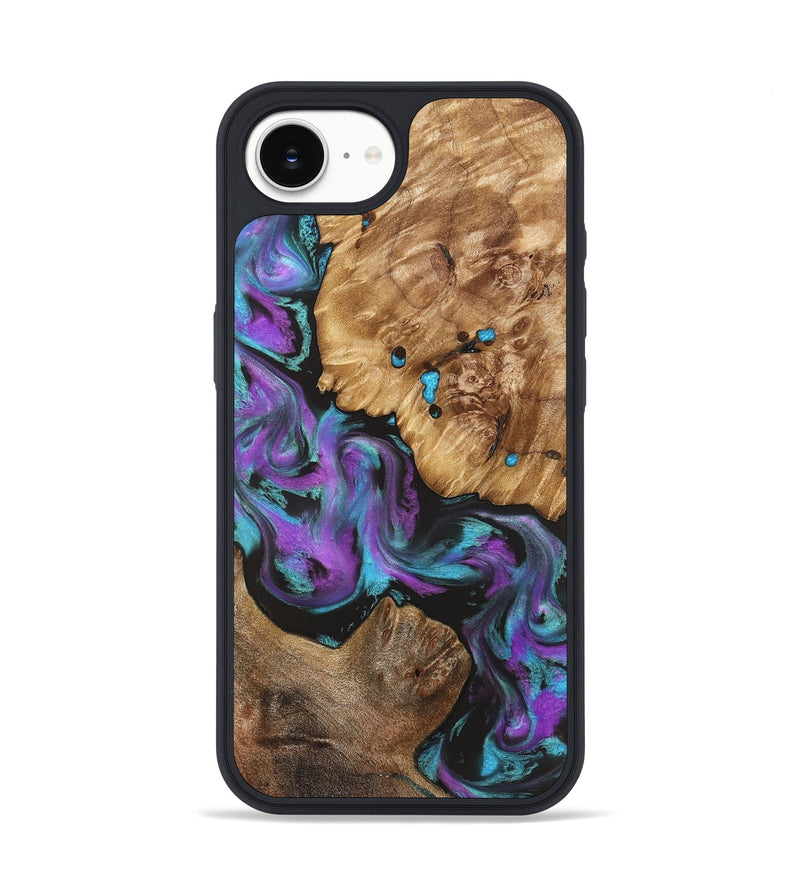 iPhone 16e Wood Phone Case - Ransom (Purple, 823205)
