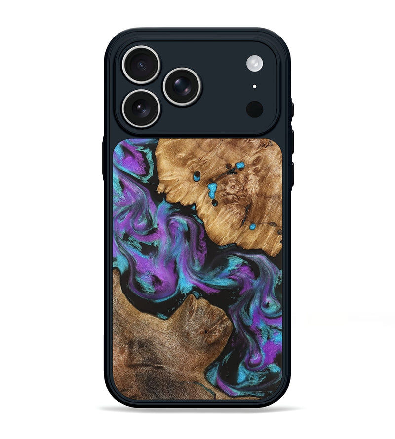 iPhone 17 Pro Max Wood Phone Case - Ransom (Purple, 823205)