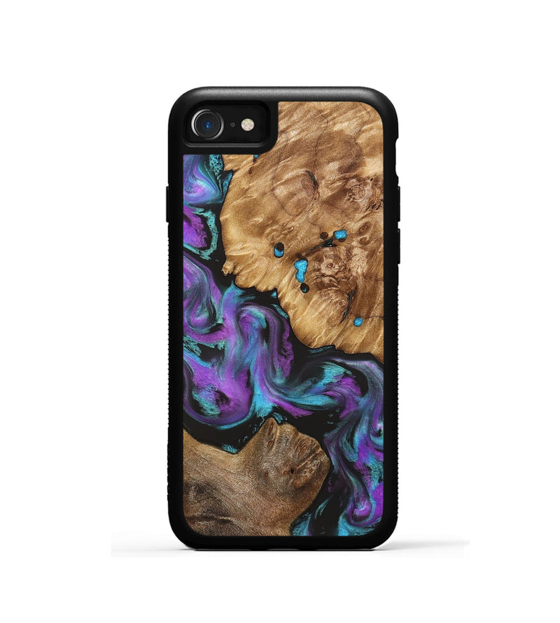 iPhone SE Wood Phone Case - Ransom (Purple, 823205)