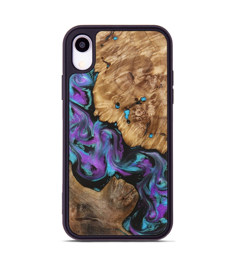 iPhone Xr Wood Phone Case - Ransom (Purple, 823205)