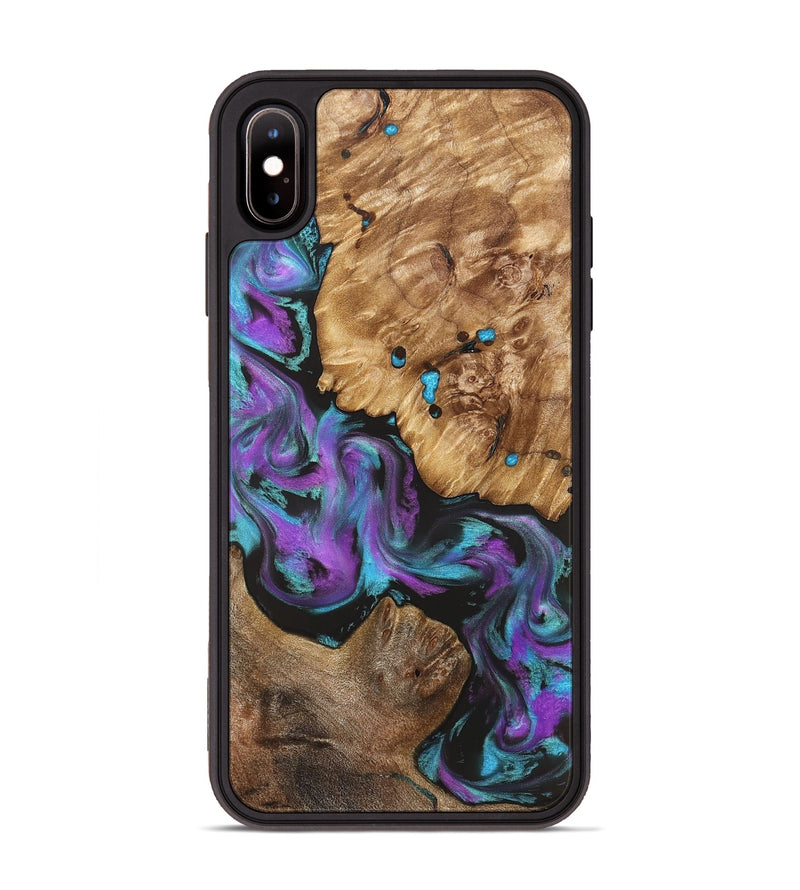 iPhone Xs Max Wood Phone Case - Ransom (Purple, 823205)