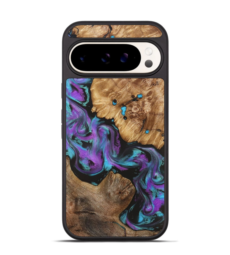 Pixel 9 Wood Phone Case - Ransom (Purple, 823205)