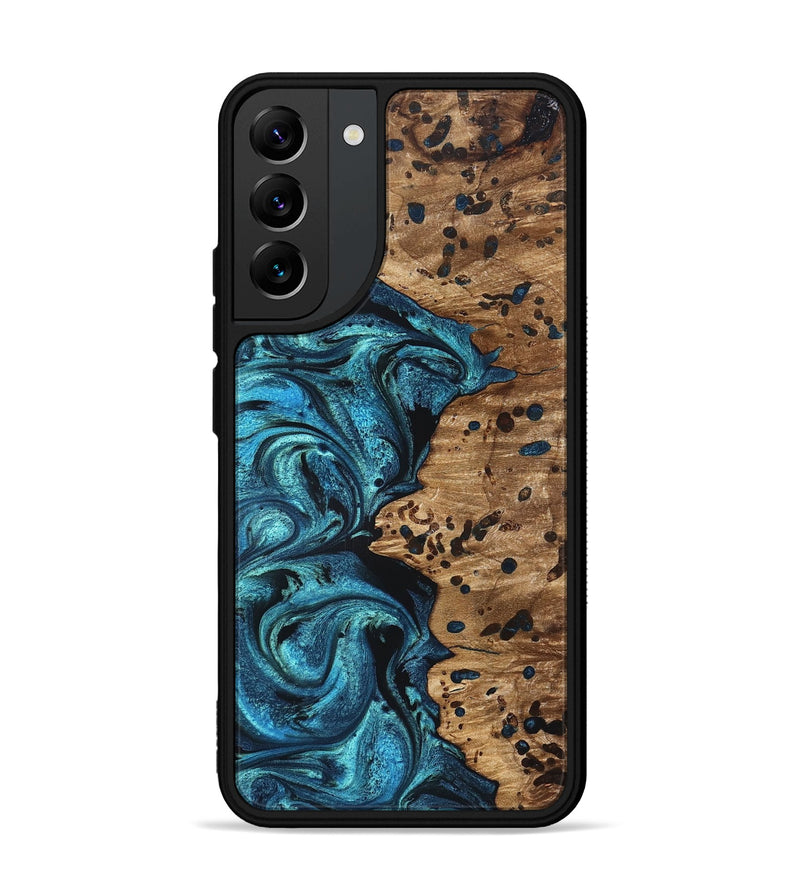 Galaxy S22 Plus Wood Phone Case - Kylan (Blue, 823207)
