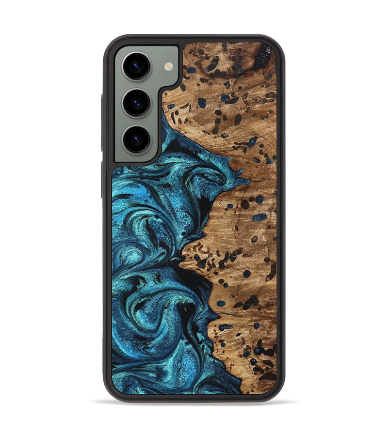 Galaxy S23 Plus Wood Phone Case - Kylan (Blue, 823207)