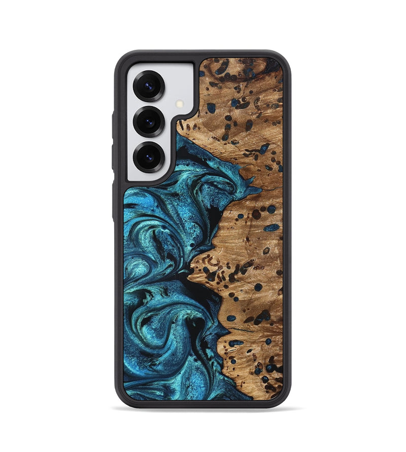 Galaxy S25 Wood Phone Case - Kylan (Blue, 823207)