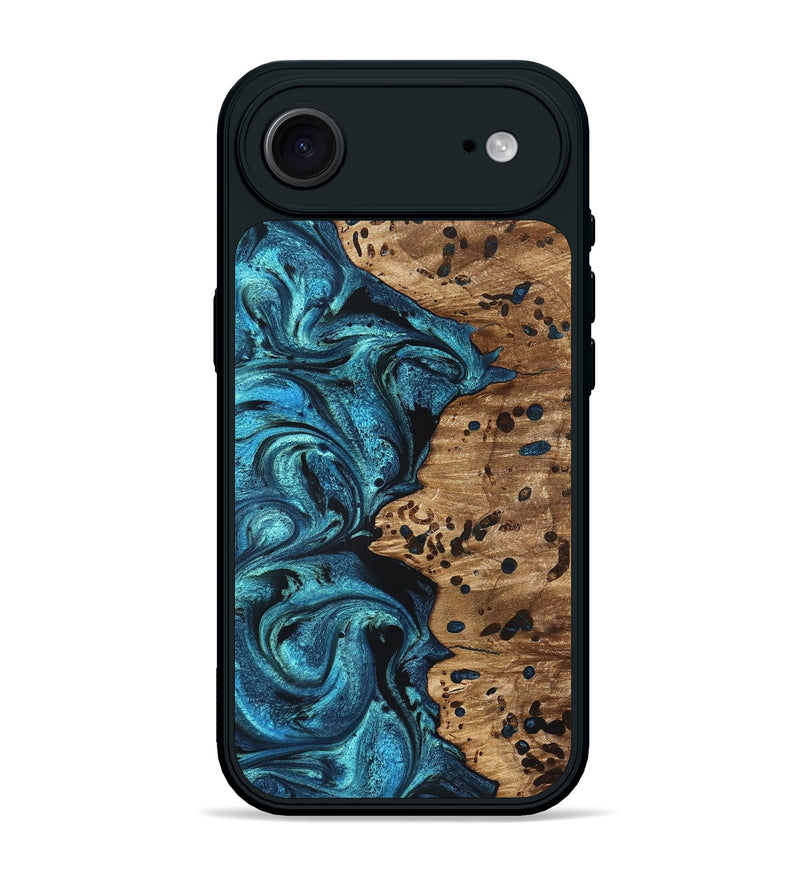 iPhone 17 Air Wood Phone Case - Kylan (Blue, 823207)