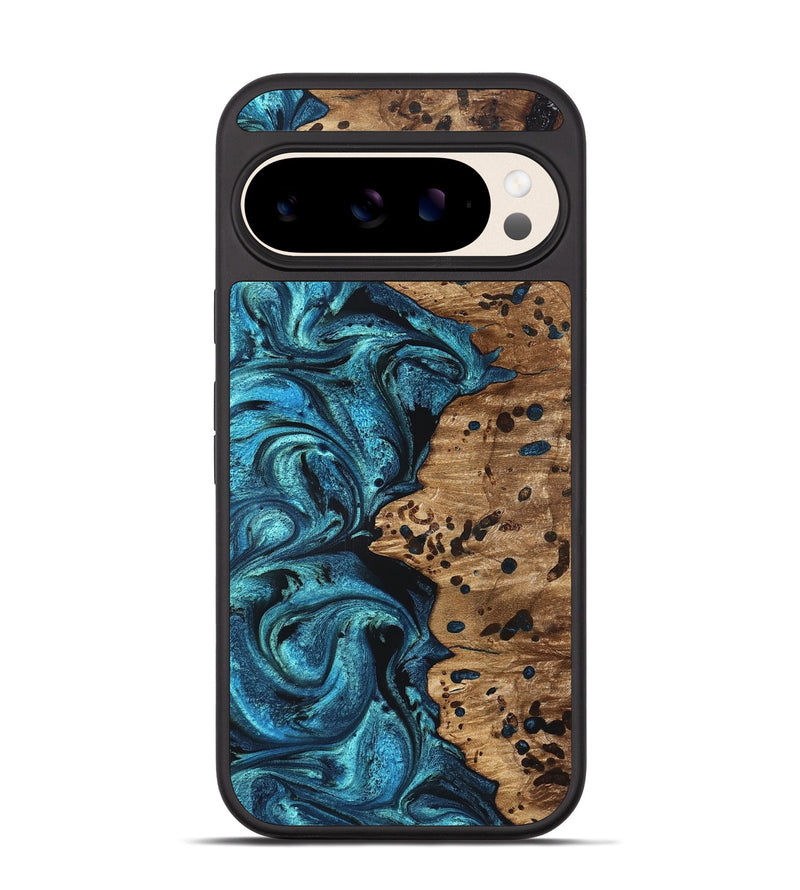 Pixel 10 Wood Phone Case - Kylan (Blue, 823207)