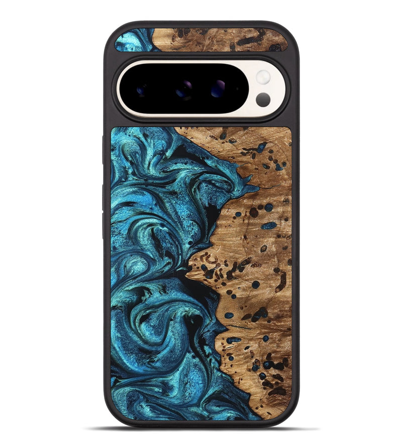 Pixel 9 Pro XL Wood Phone Case - Kylan (Blue, 823207)