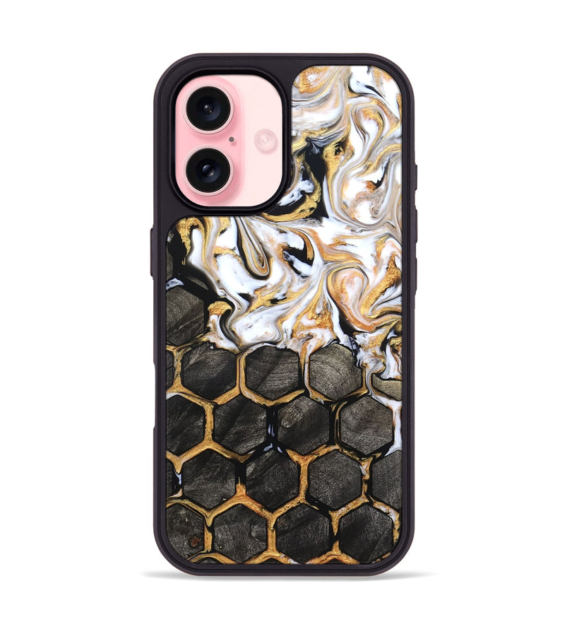 iPhone 16 Wood Phone Case - Libbie (Pattern, 823209)