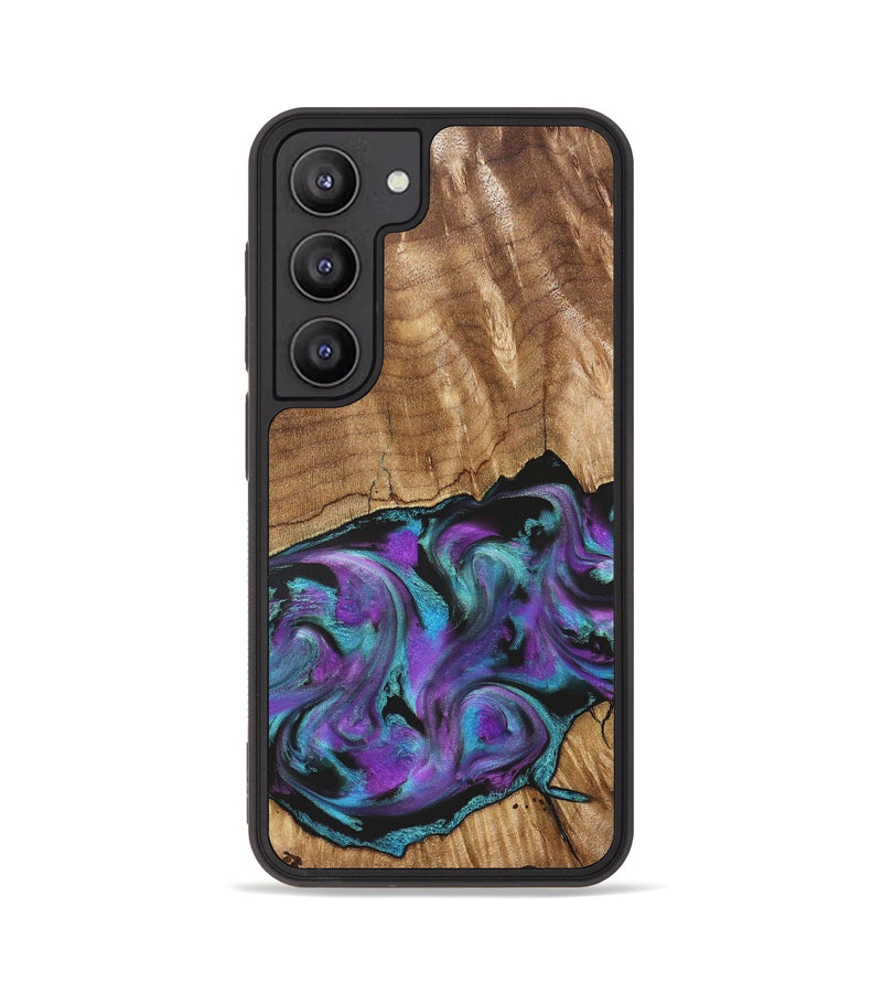 Galaxy S23 Wood Phone Case - Preston (Purple, 823214)