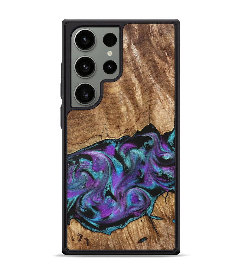 Galaxy S24 Ultra Wood Phone Case - Preston (Purple, 823214)