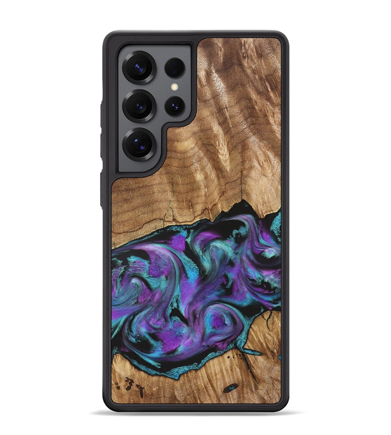 Galaxy S25 Ultra Wood Phone Case - Preston (Purple, 823214)