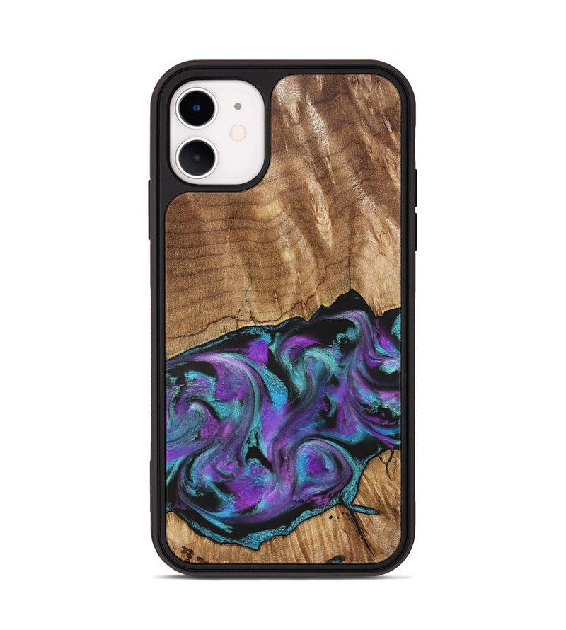 iPhone 11 Wood Phone Case - Preston (Purple, 823214)
