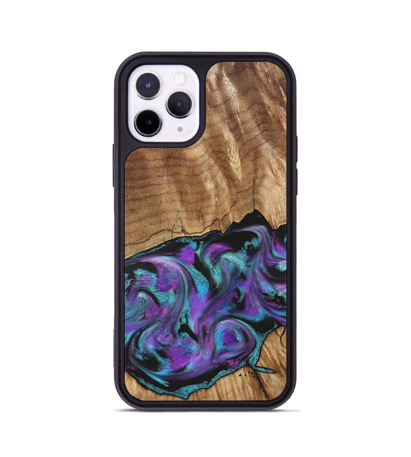 iPhone 11 Pro Wood Phone Case - Preston (Purple, 823214)