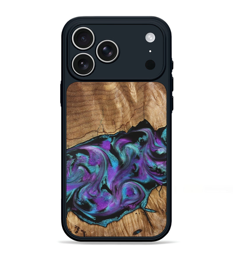 iPhone 17 Pro Max Wood Phone Case - Preston (Purple, 823214)