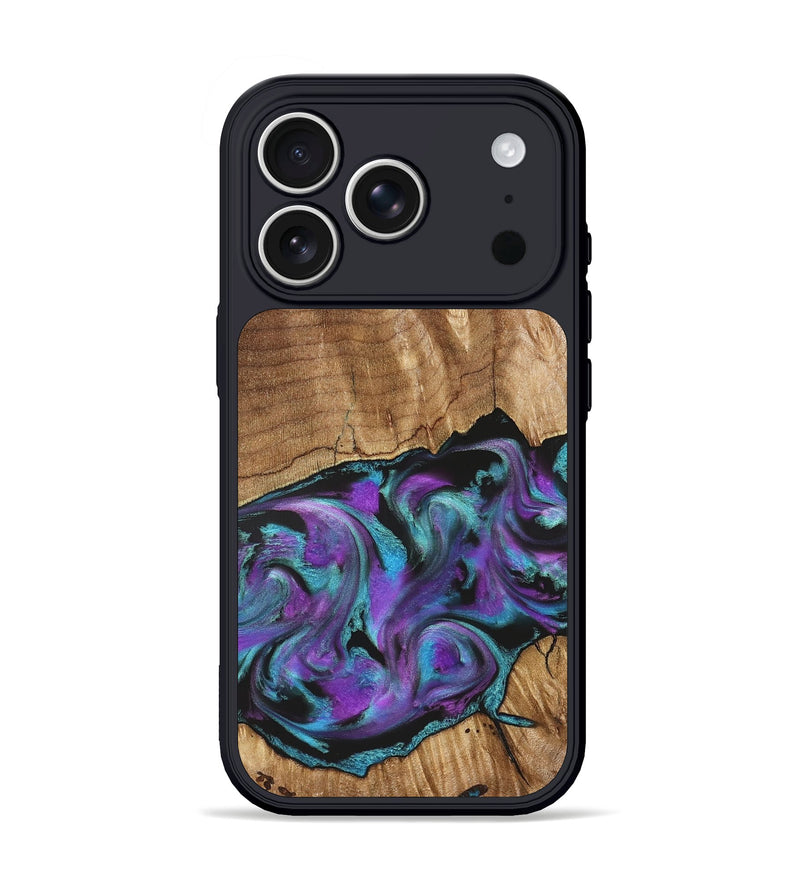 iPhone 17 Pro Wood Phone Case - Preston (Purple, 823214)