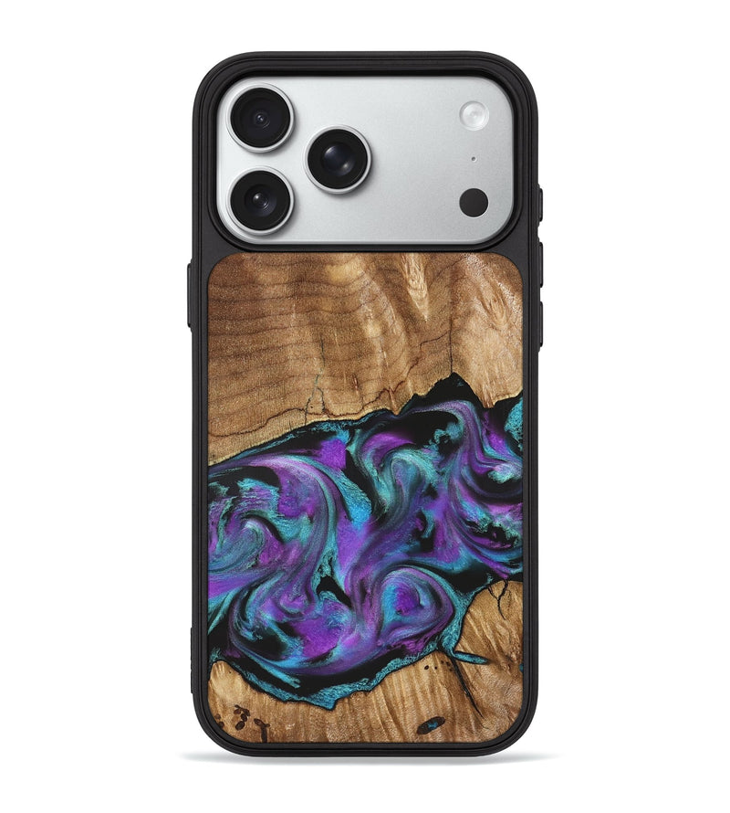 iPhone 18 Pro Max Wood Phone Case - Preston (Purple, 823214)