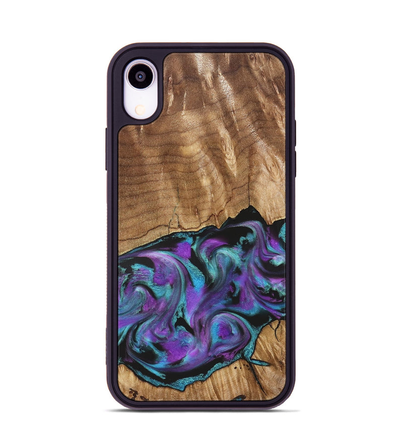 iPhone Xr Wood Phone Case - Preston (Purple, 823214)