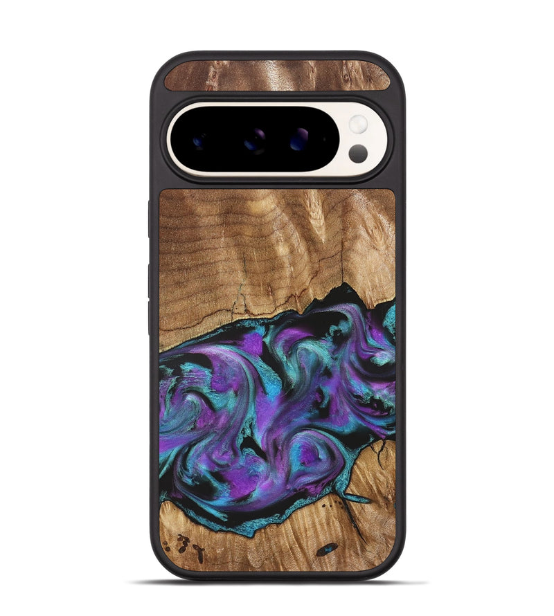 Pixel 9 Wood Phone Case - Preston (Purple, 823214)