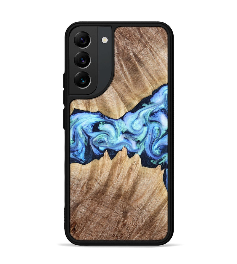 Galaxy S22 Plus Wood Phone Case - Kip (Blue, 823215)