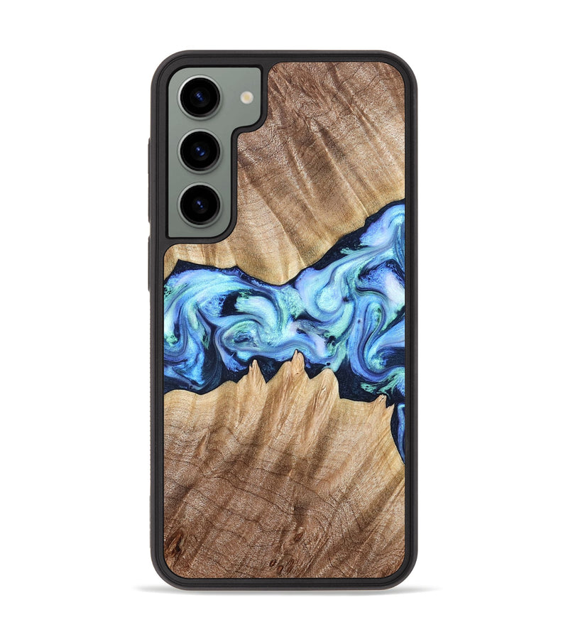 Galaxy S23 Plus Wood Phone Case - Kip (Blue, 823215)