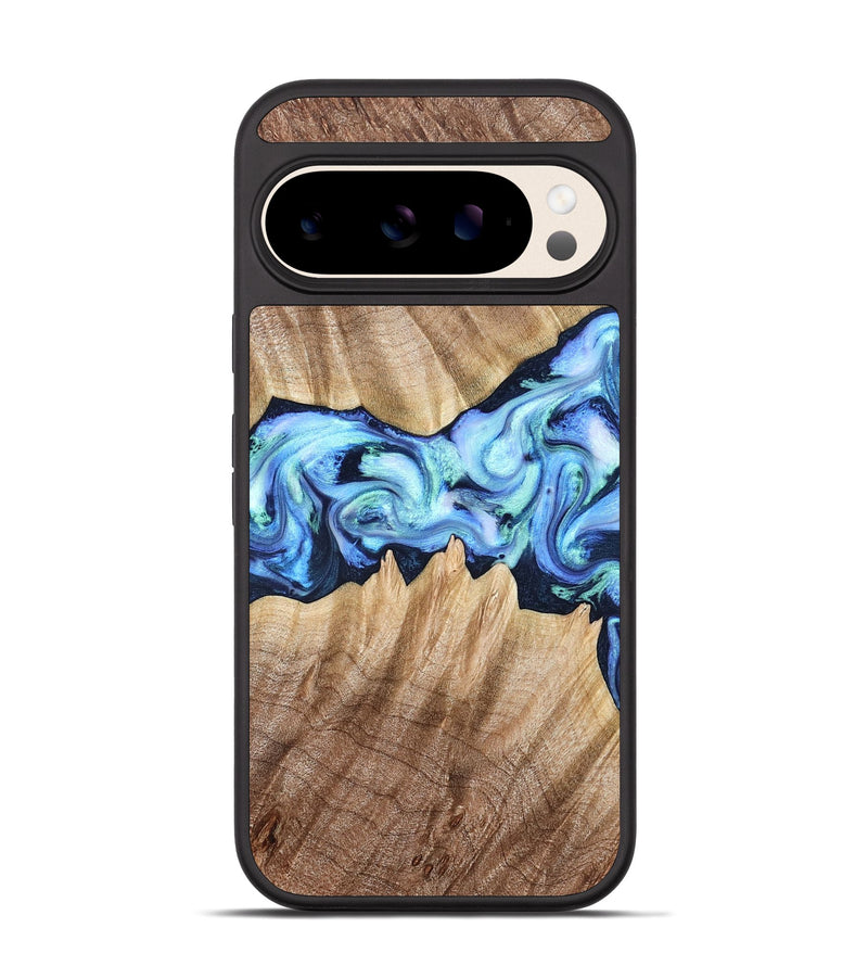 Pixel 10 Wood Phone Case - Kip (Blue, 823215)