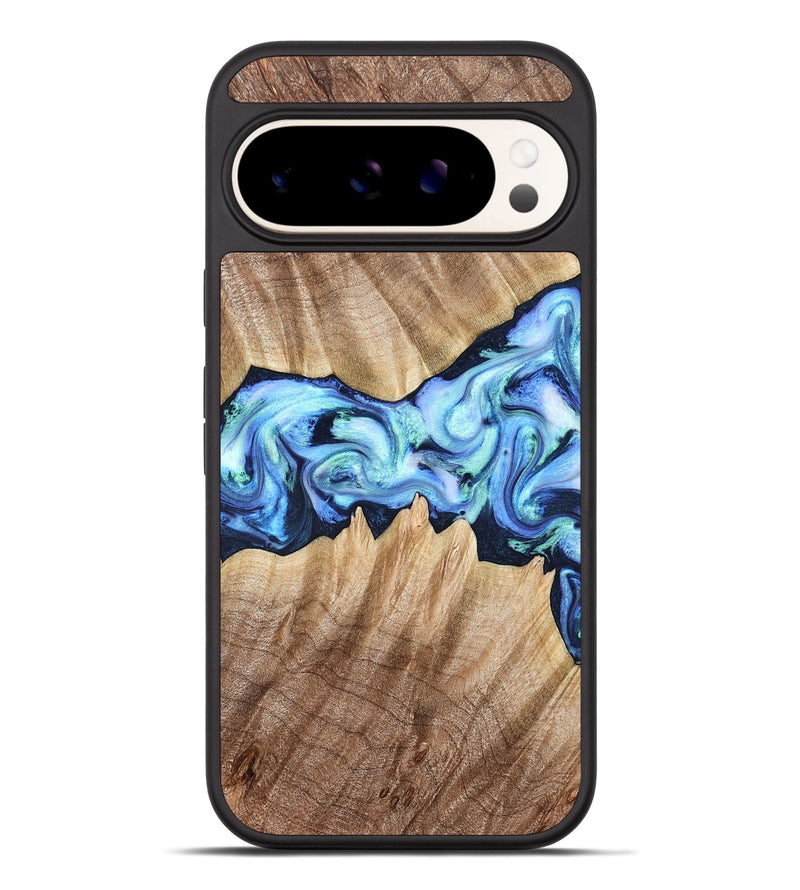 Pixel 9 Pro XL Wood Phone Case - Kip (Blue, 823215)