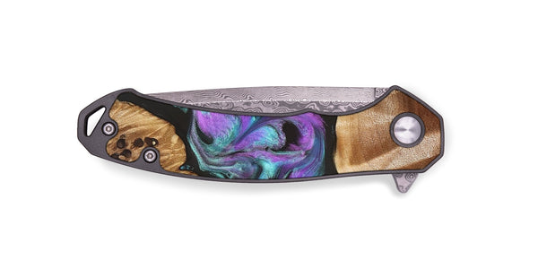 EDC Wood Pocket Knife - Ouida (Purple, 823216)