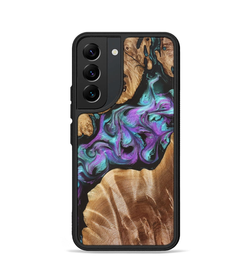 Galaxy S22 Wood Phone Case - Ouida (Purple, 823216)