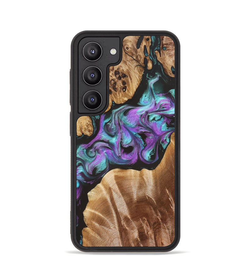 Galaxy S23 Wood Phone Case - Ouida (Purple, 823216)