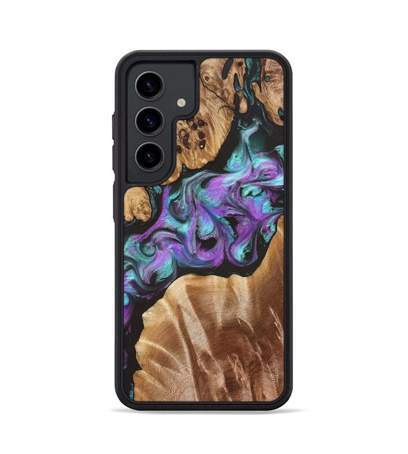 Galaxy S24 Wood Phone Case - Ouida (Purple, 823216)