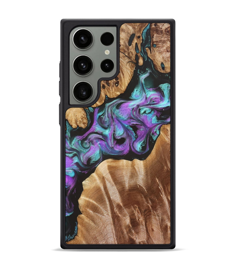 Galaxy S24 Ultra Wood Phone Case - Ouida (Purple, 823216)