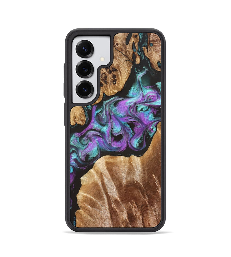 Galaxy S25 Wood Phone Case - Ouida (Purple, 823216)