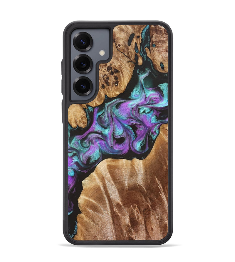 Galaxy S25 Plus Wood Phone Case - Ouida (Purple, 823216)