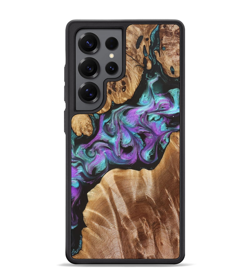Galaxy S25 Ultra Wood Phone Case - Ouida (Purple, 823216)