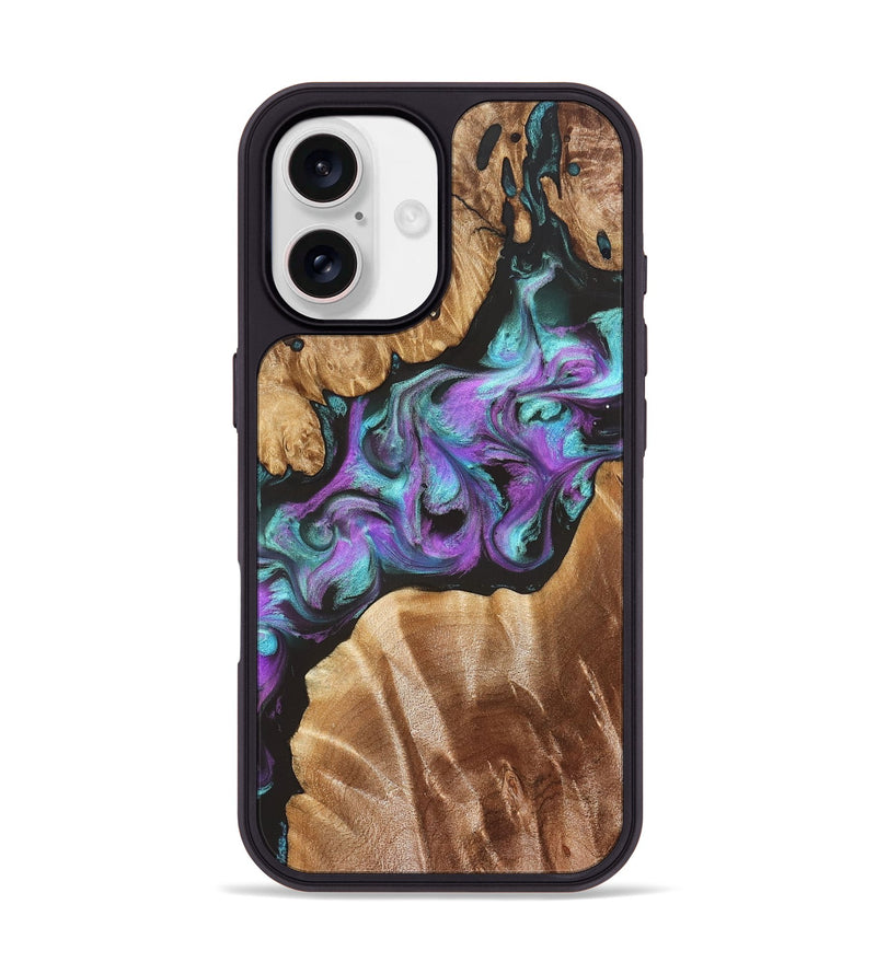 iPhone 17 Wood Phone Case - Ouida (Purple, 823216)