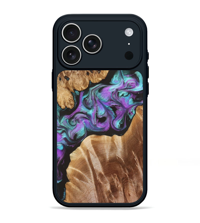 iPhone 17 Pro Max Wood Phone Case - Ouida (Purple, 823216)