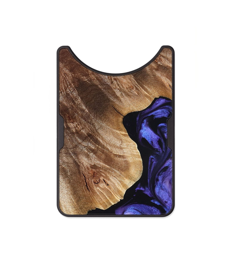 Alloy Wood Wallet - Simon (Purple, 823217)