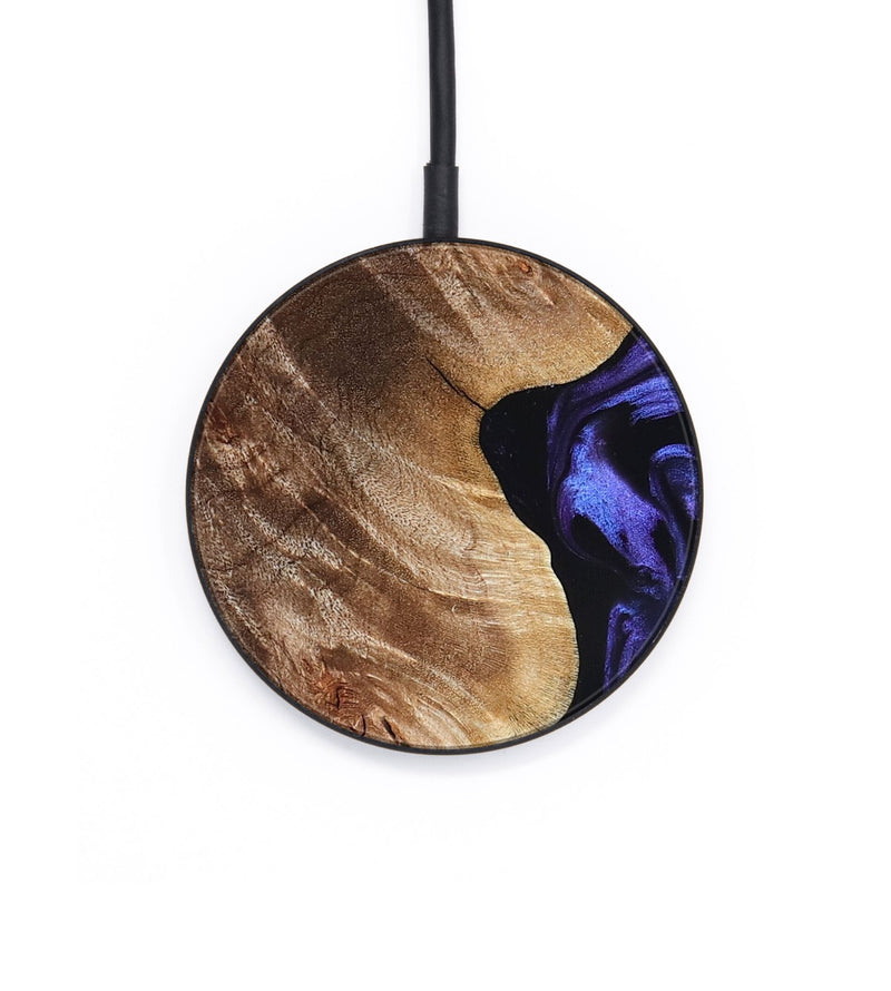 Circle Wood Wireless Charger - Simon (Purple, 823217)