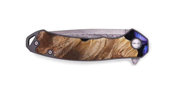 EDC Wood Pocket Knife - Simon (Purple, 823217)