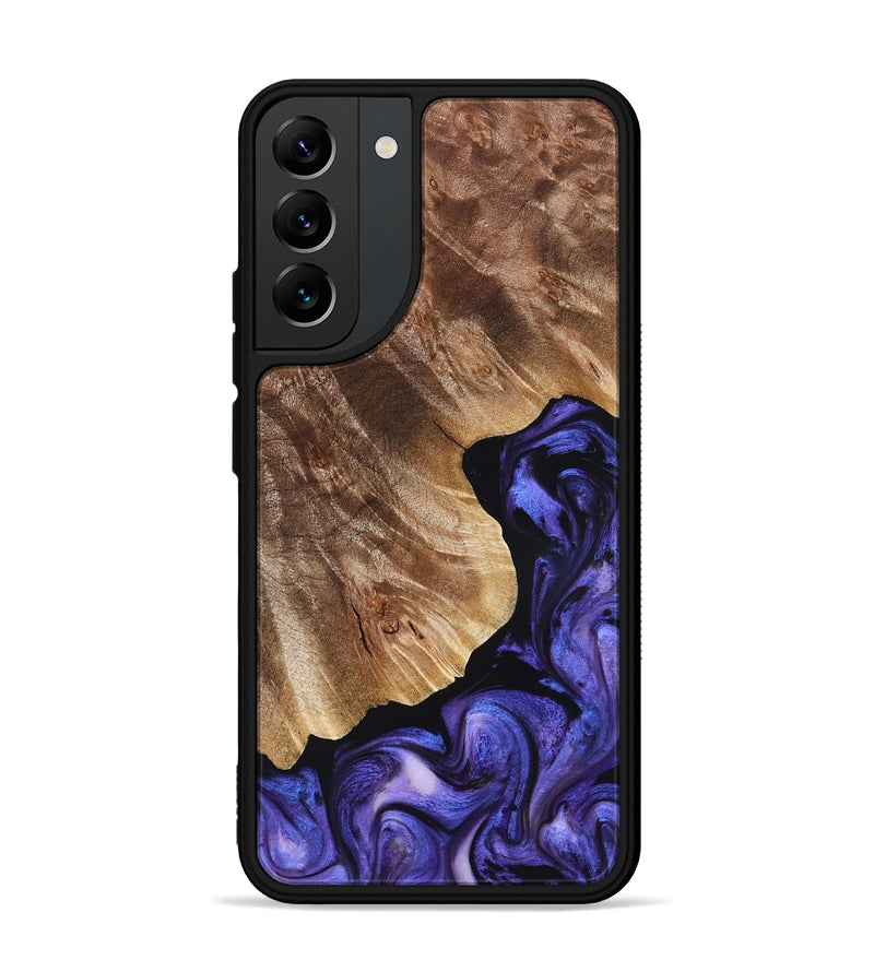 Galaxy S22 Plus Wood Phone Case - Simon (Purple, 823217)